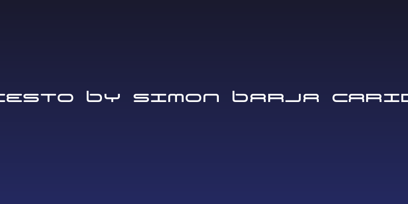 Tiesto by Simon Barja Caride
 Social Header