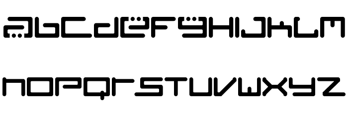 Tiësto Font Regular Font LOWERCASE