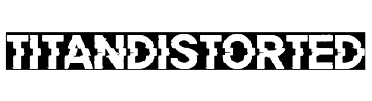 Titan Distorted  font caratteri gratis