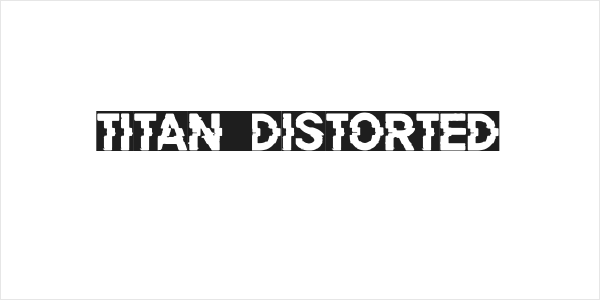 Titan Distorted Logo