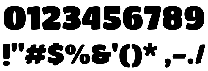 Titan One Font OTHER CHARS