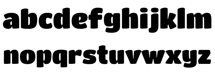 Titan One Font LOWERCASE