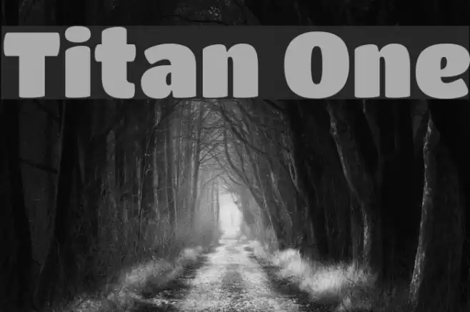 Titan One Font examples