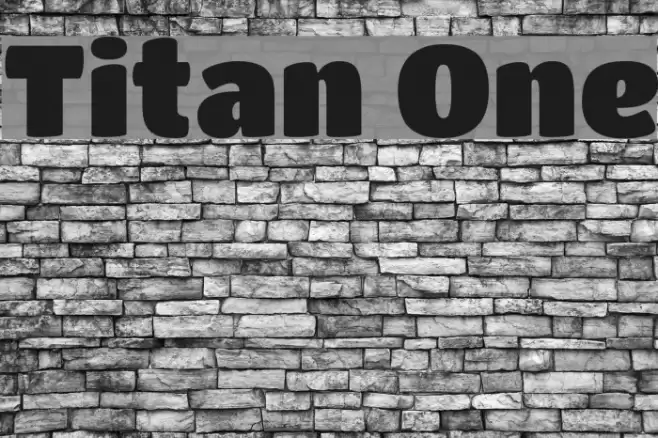 Titan One Font examples