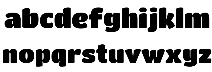 Titan One Font LOWERCASE