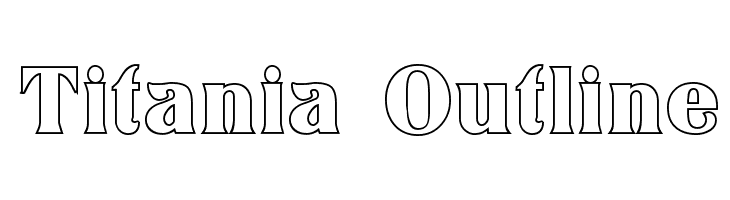 Titania Outline لخطوط تنزيل