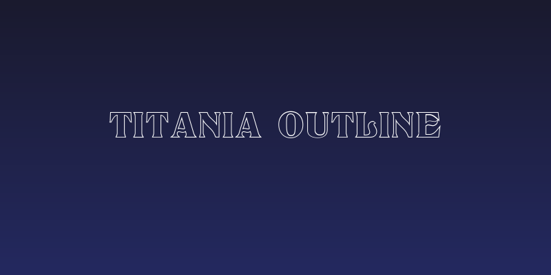 Titania Outline Social Header