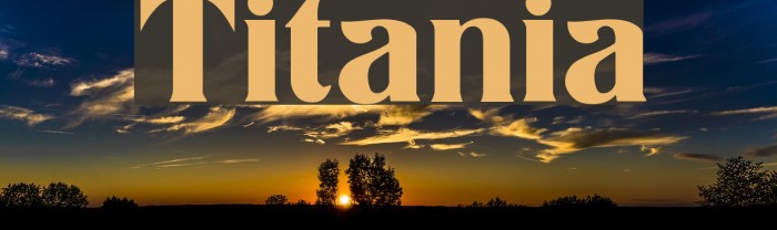 Titania フォント examples