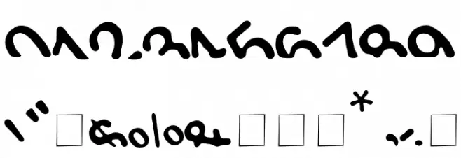 Titanic Font OTHER CHARS