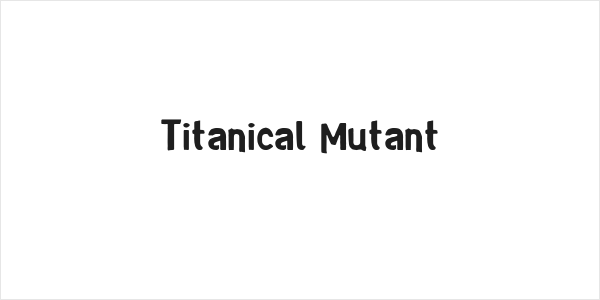 Titanical Mutant Logo