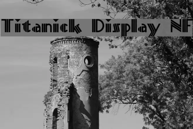 Titanick Display NF फ़ॉन्ट examples