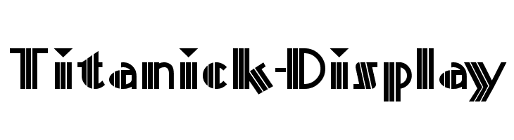 Titanick-Display  Fuentes Gratis Descargar