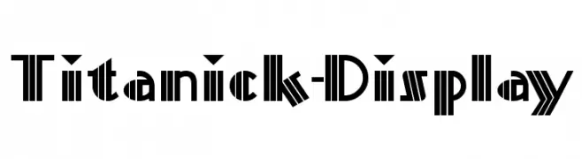 Titanick-Display  baixar fontes gratis