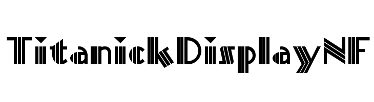 TitanickDisplayNF  नि: शुल्क फ़ॉन्ट्स डाउनलोड