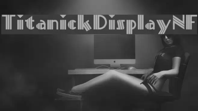 TitanickDisplayNF Font examples
