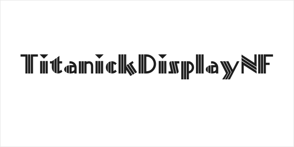 TitanickDisplayNF Logo
