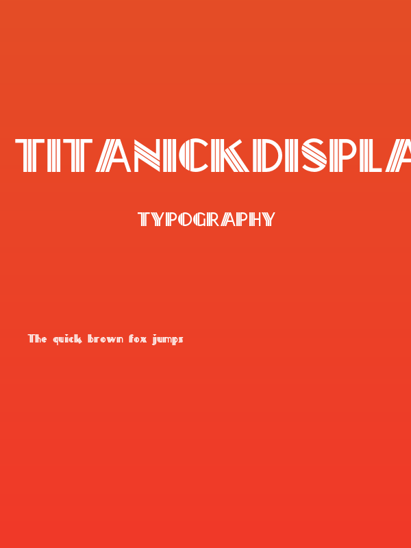 TitanickDisplayNF Poster