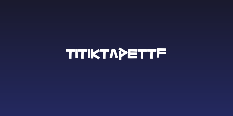 TitikTapettf Social Header