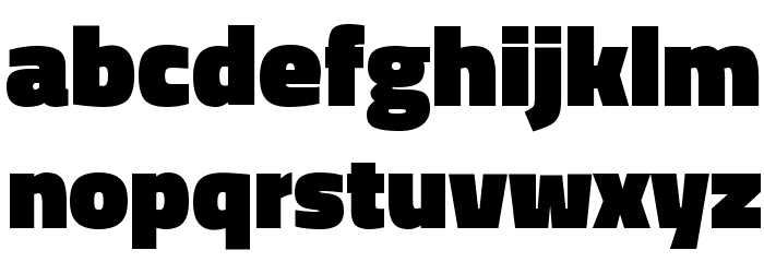 Titillium Web Black Font LOWERCASE
