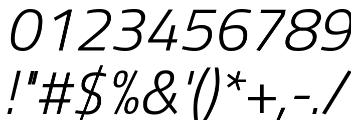 Titillium Web Light Italic Font OTHER CHARS