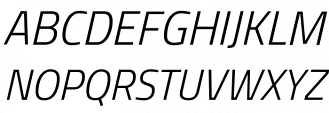 Titillium Web Light Italic خط أحرف كبيرة