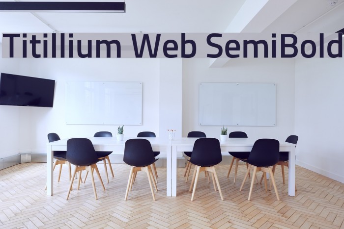 Titillium Web SemiBold Font examples