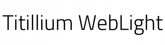 Titillium WebLight 