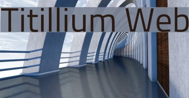 Titillium Web Example 1