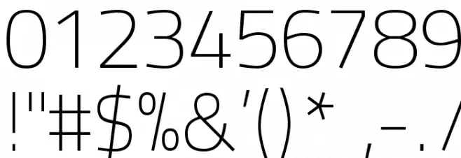 TitilliumMaps29L-1wt Font OTHER CHARS