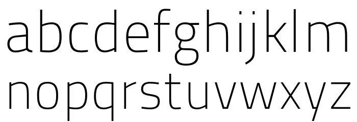 TitilliumMaps29L-1wt Font LOWERCASE