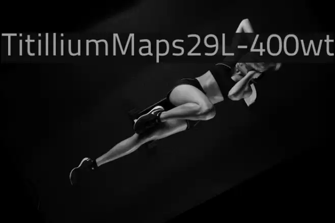 TitilliumMaps29L-400wt Font examples