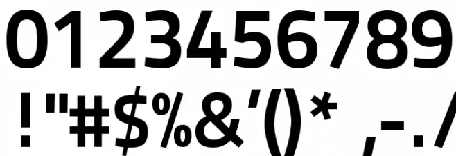 TitilliumMaps29L-800wt Font OTHER CHARS