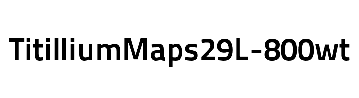TitilliumMaps29L-800wt  नि: शुल्क फ़ॉन्ट्स डाउनलोड