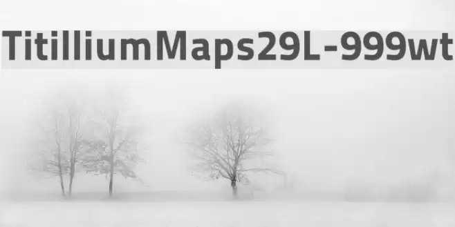 TitilliumMaps29L-999wt Font examples
