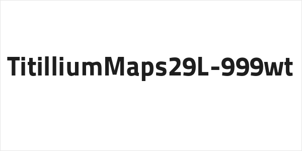 TitilliumMaps29L-999wt Logo