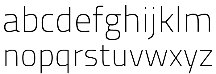 TitilliumText22L-1wt Font LOWERCASE