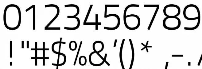 TitilliumText22L-250wt Font OTHER CHARS