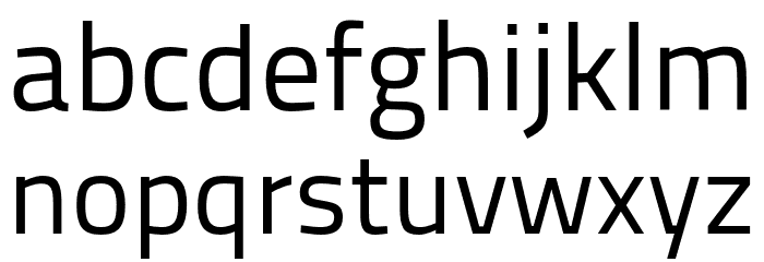 TitilliumText22L-400wt Font LOWERCASE