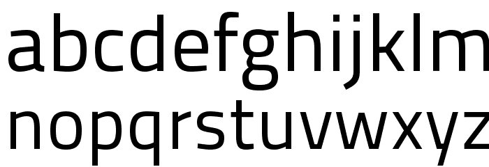 TitilliumText22L-400wt Font LOWERCASE