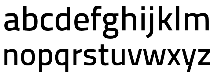 TitilliumText22L-600wt Font LOWERCASE