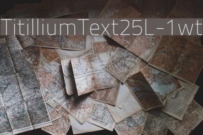 TitilliumText25L-1wt Example 3