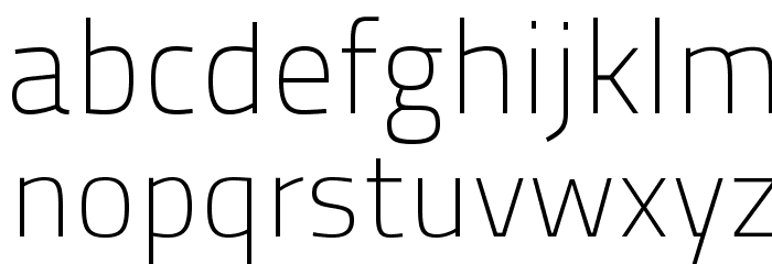 TitilliumText25L-1wt Font LOWERCASE