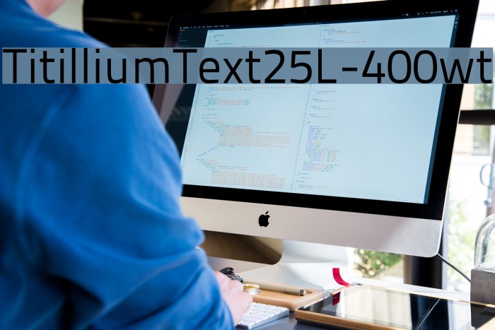TitilliumText25L-400wt Font examples