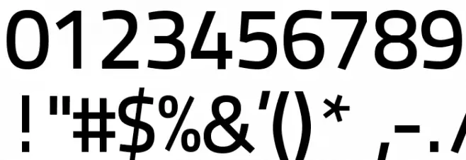 TitilliumText25L-600wt Font OTHER CHARS