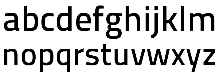 TitilliumText25L-600wt Font LOWERCASE