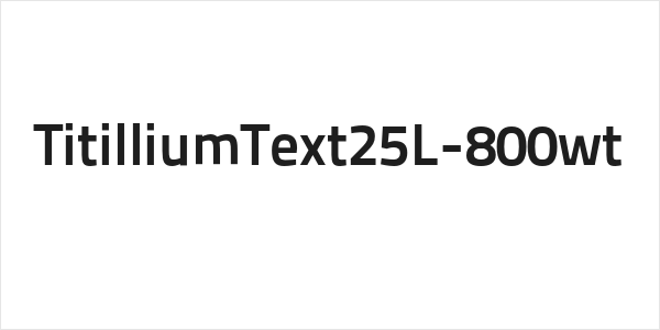 TitilliumText25L-800wt Logo