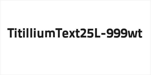 TitilliumText25L-999wt Logo