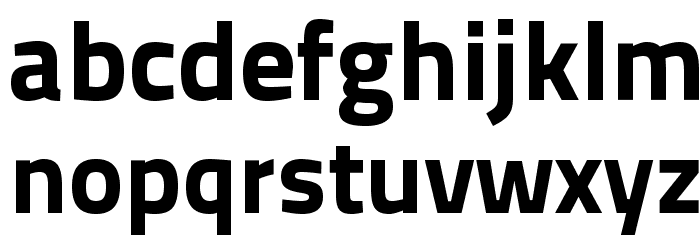 TitilliumText25L-999wt Font LOWERCASE