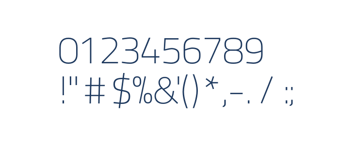 TitilliumTitle20 Other Characters