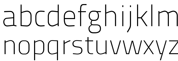 TitilliumTitle20 Font LOWERCASE